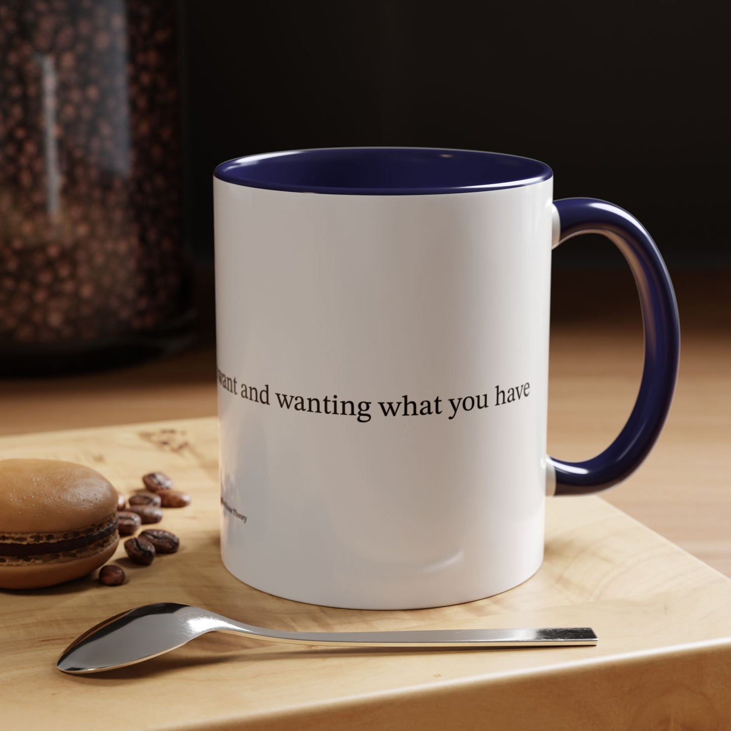 Happiness is... (Accent Coffee Mug)