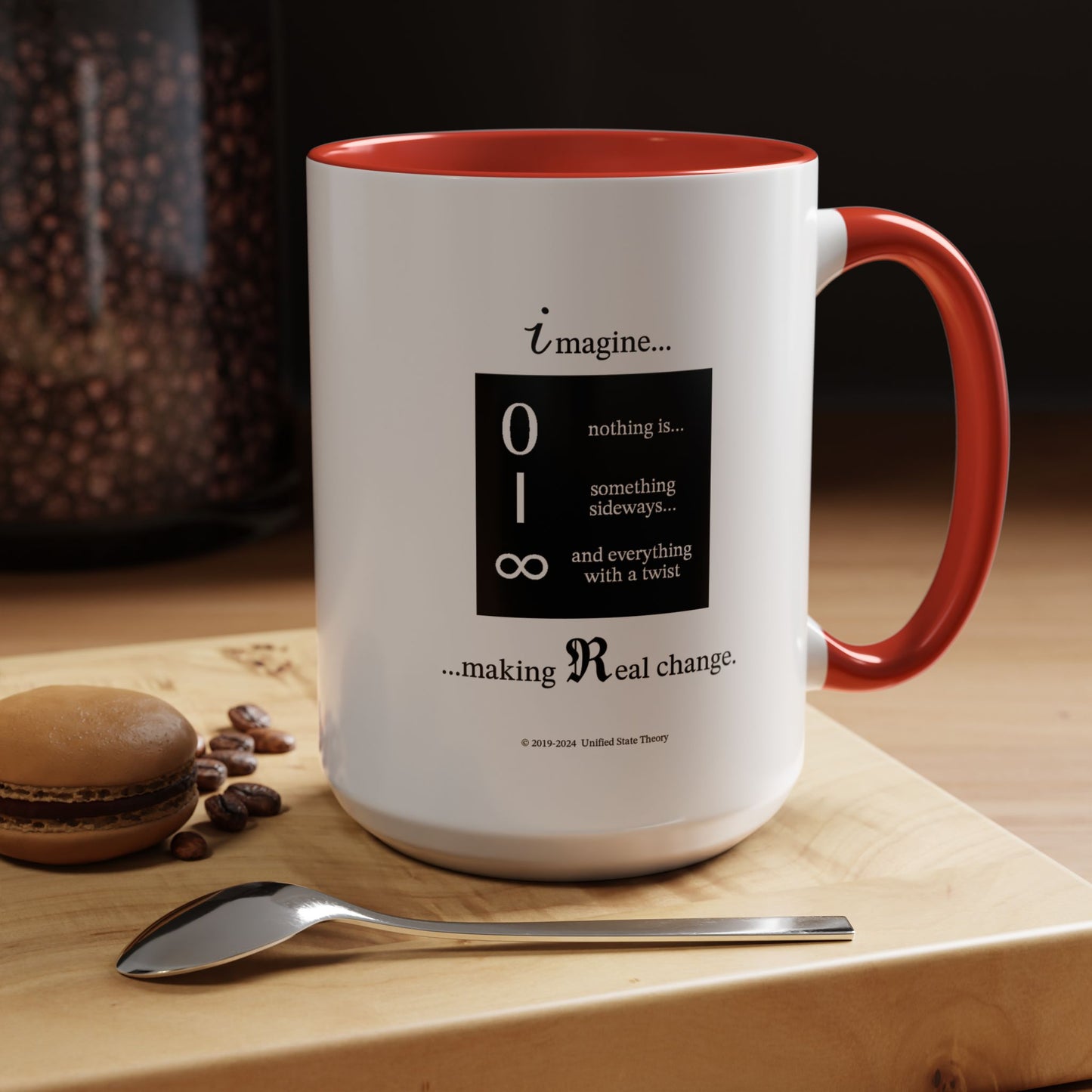 Sideways Twist (Accent Coffee Mug)