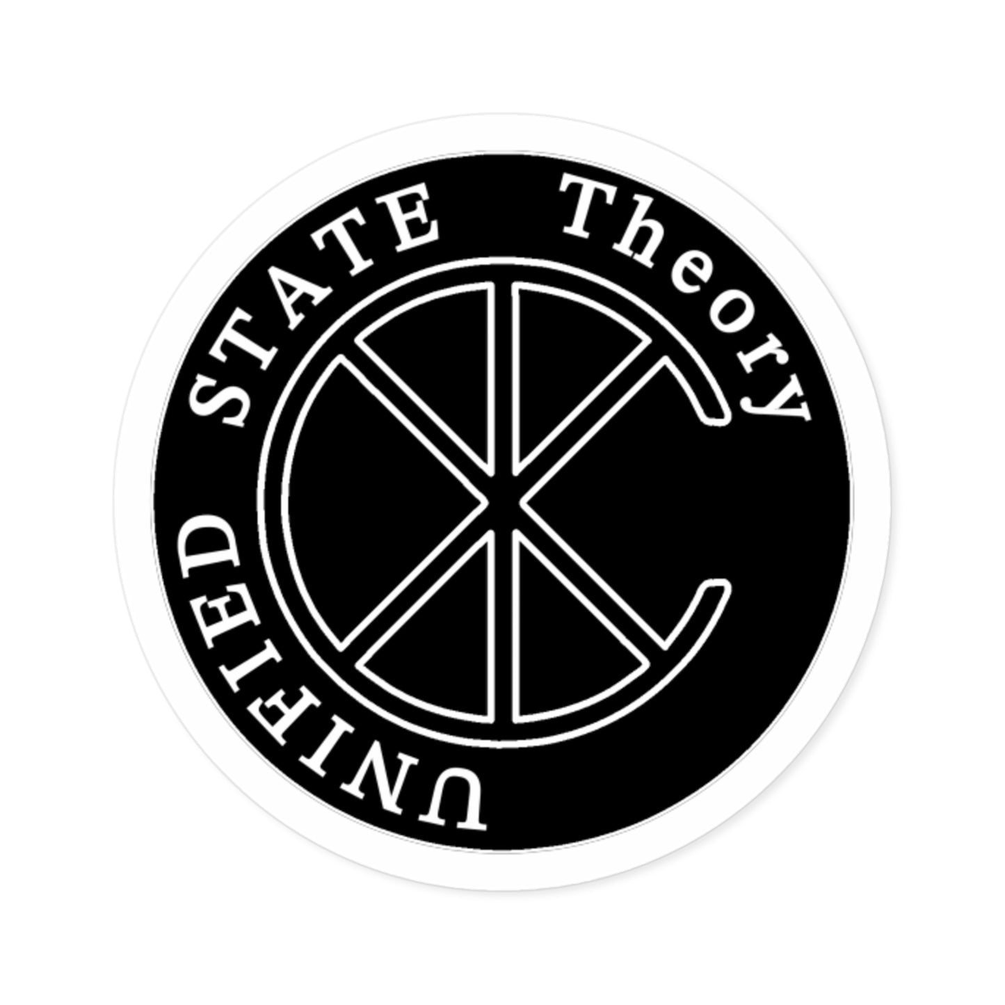 Unified State Theory (Round Sticker)