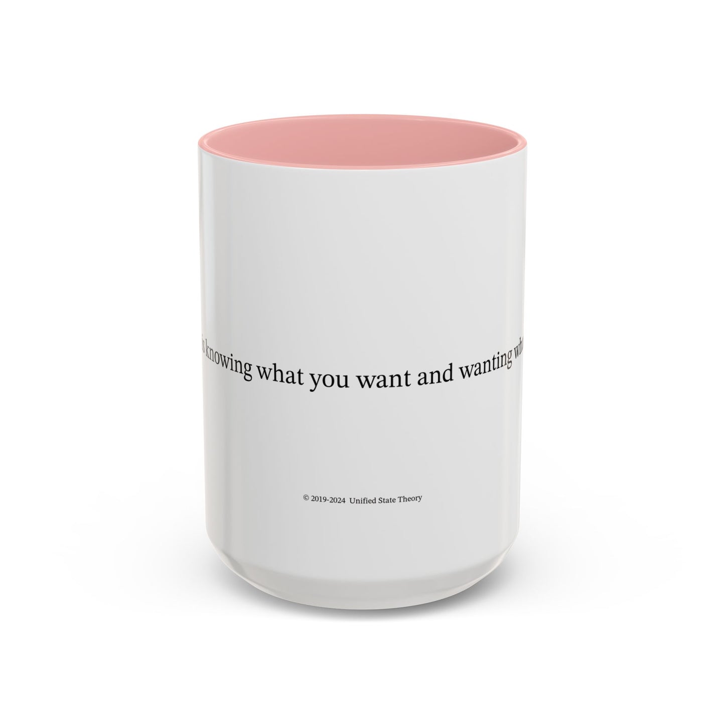 Happiness is... (Accent Coffee Mug)