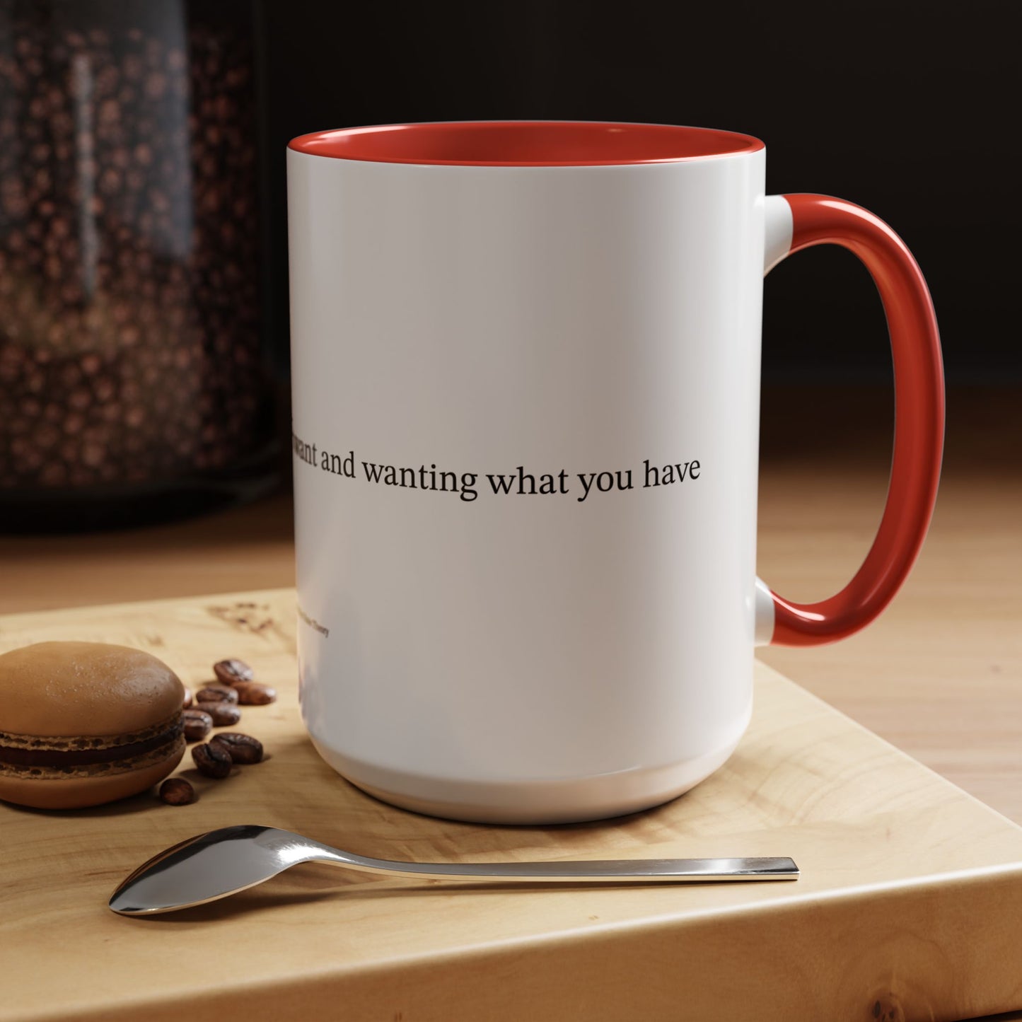Happiness is... (Accent Coffee Mug)