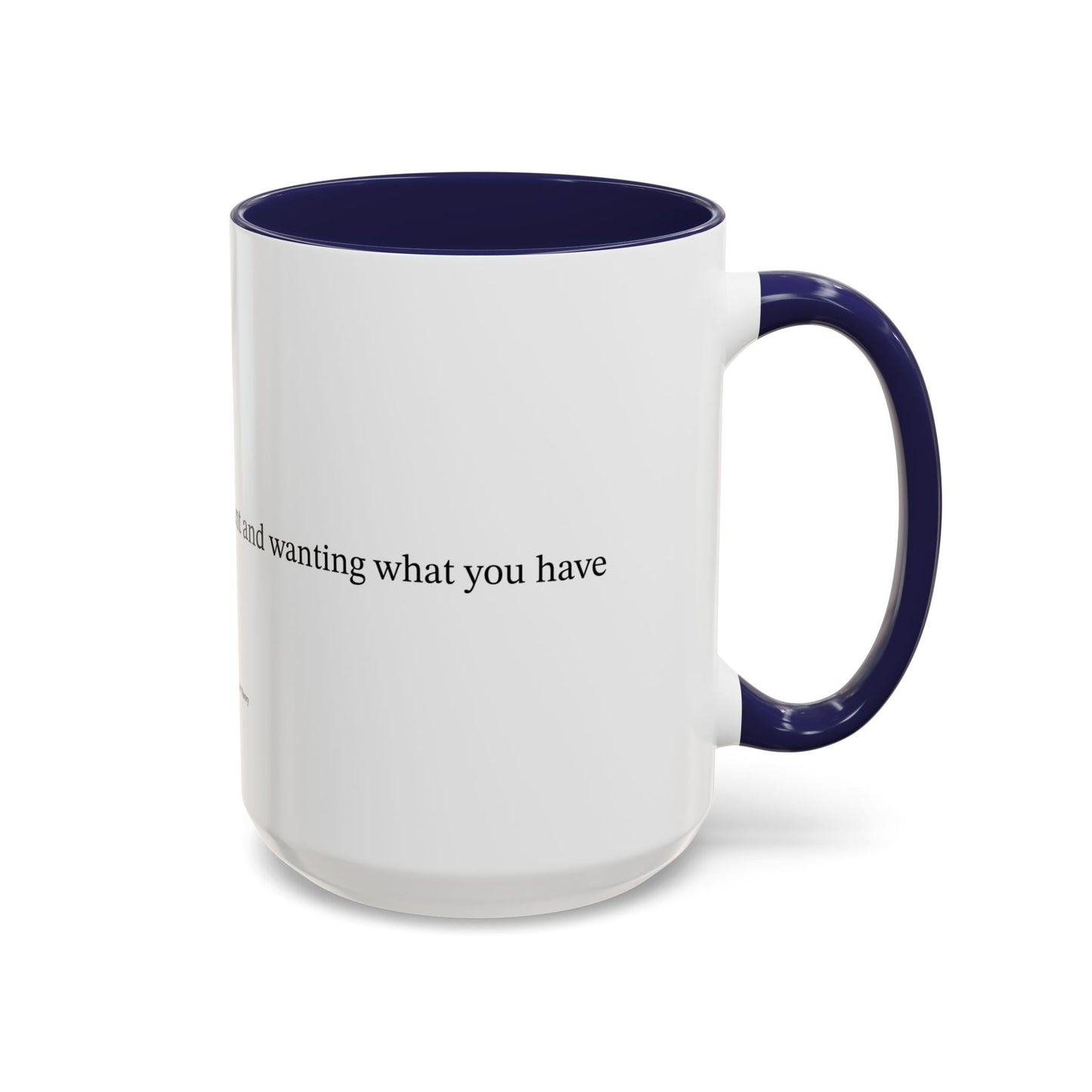 Happiness is... (Accent Coffee Mug)