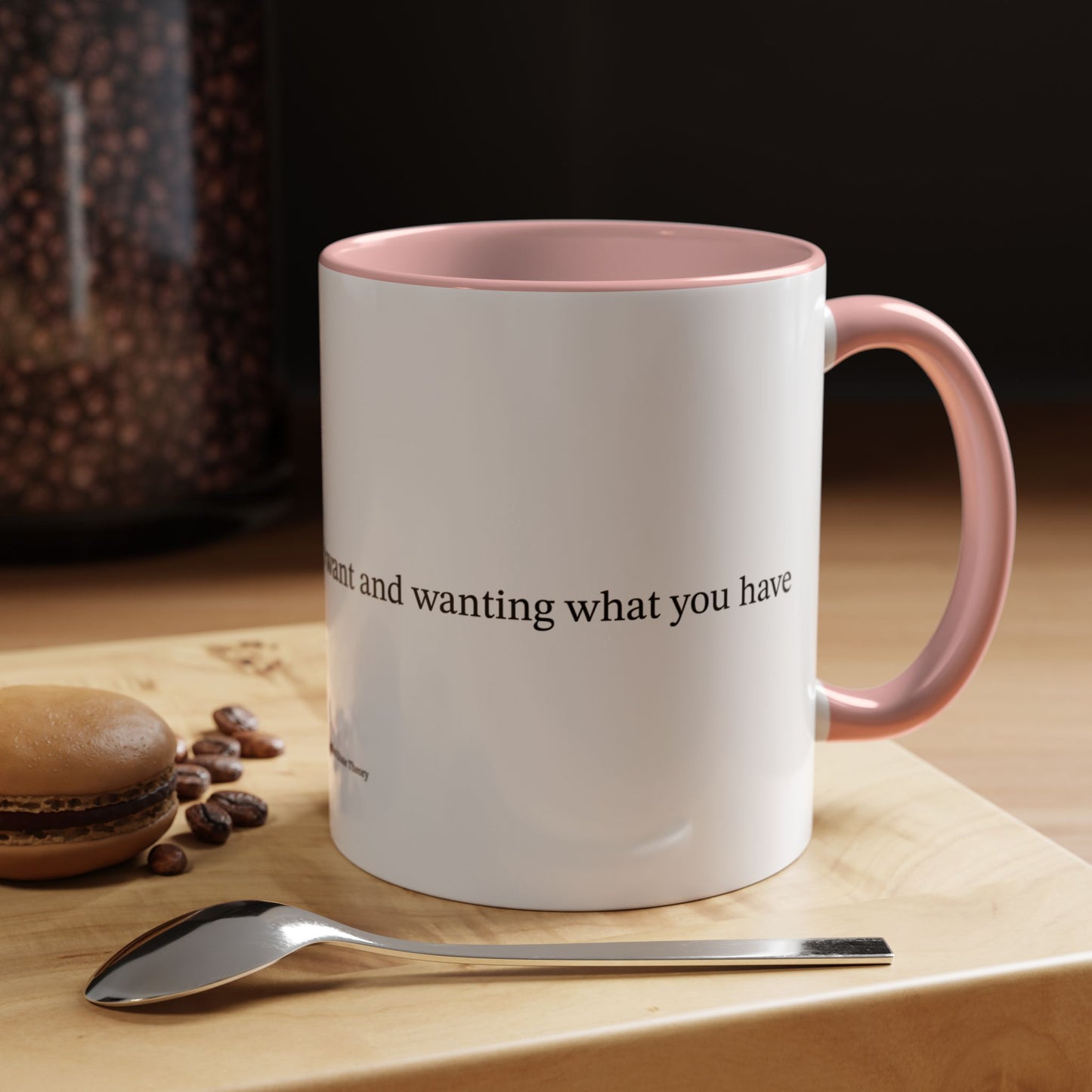 Happiness is... (Accent Coffee Mug)
