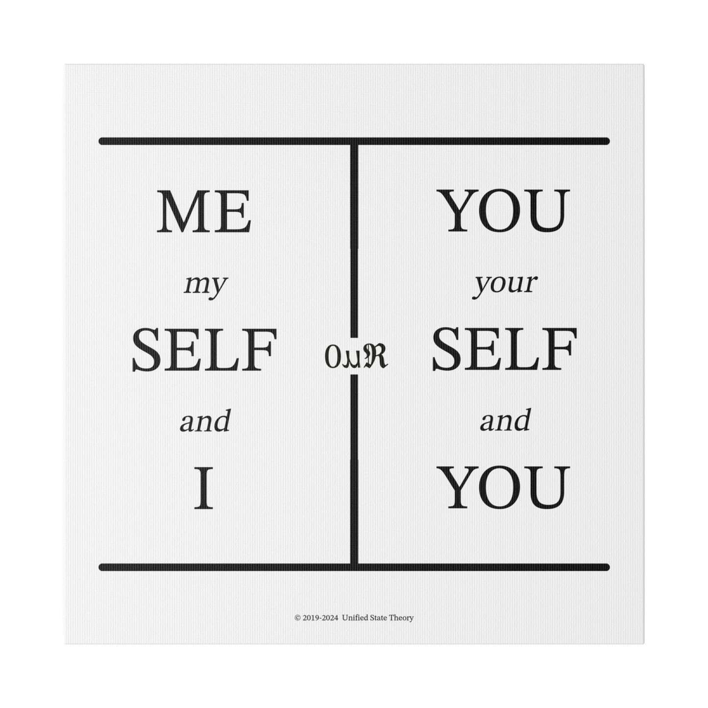 Self-Our-Self (Matte Canvas)