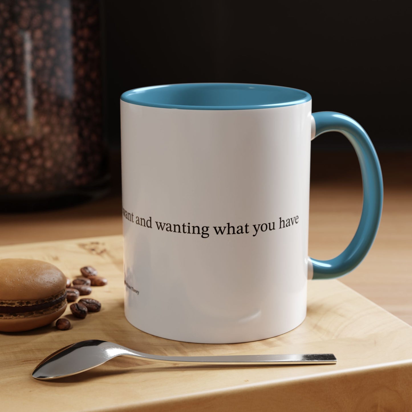 Happiness is... (Accent Coffee Mug)