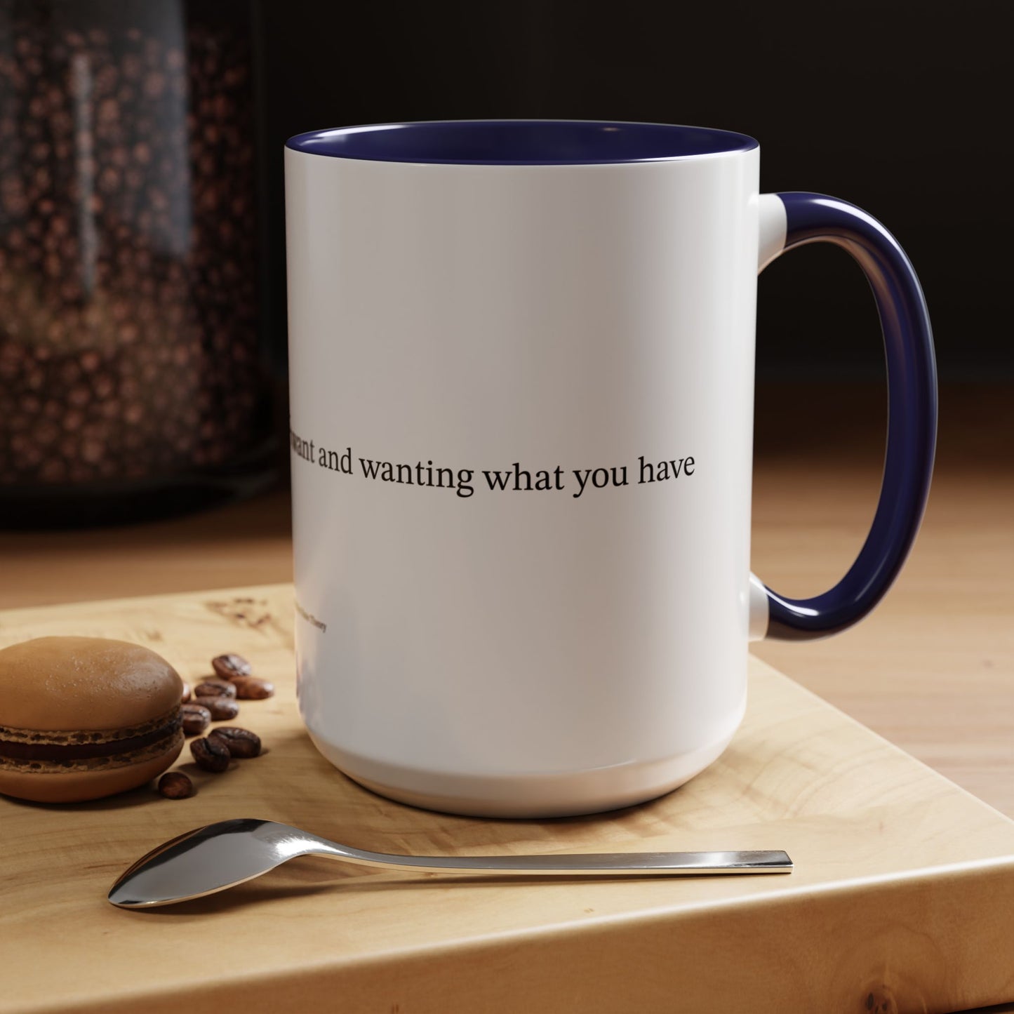 Happiness is... (Accent Coffee Mug)
