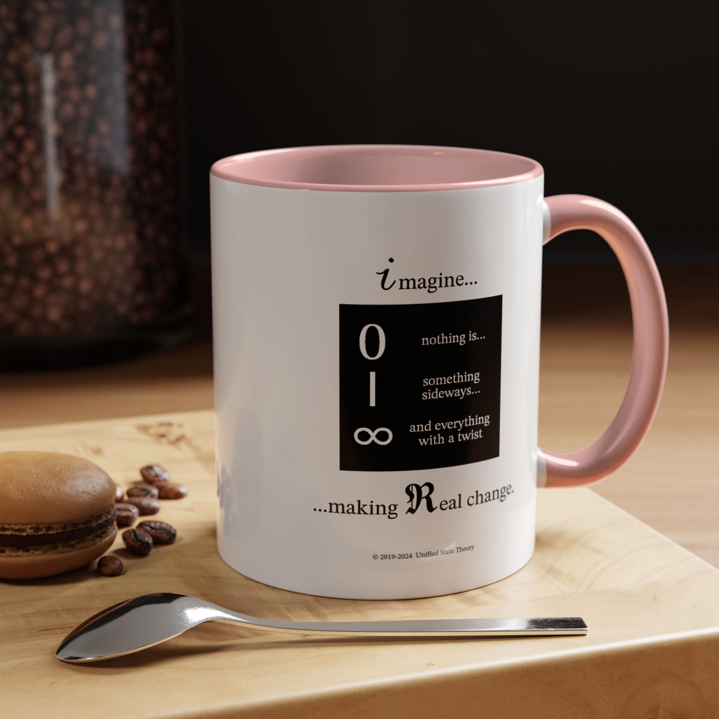 Sideways Twist (Accent Coffee Mug)