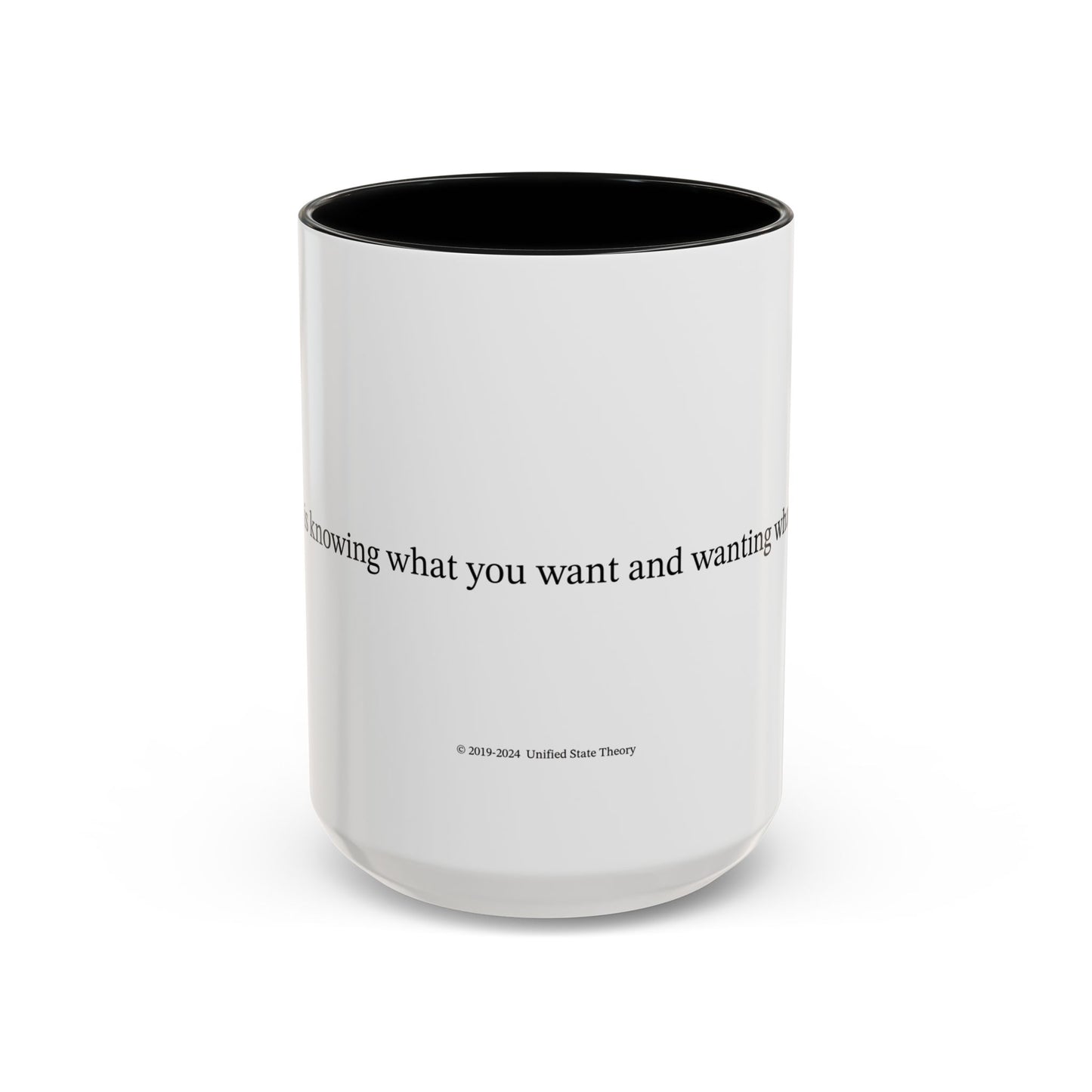 Happiness is... (Accent Coffee Mug)