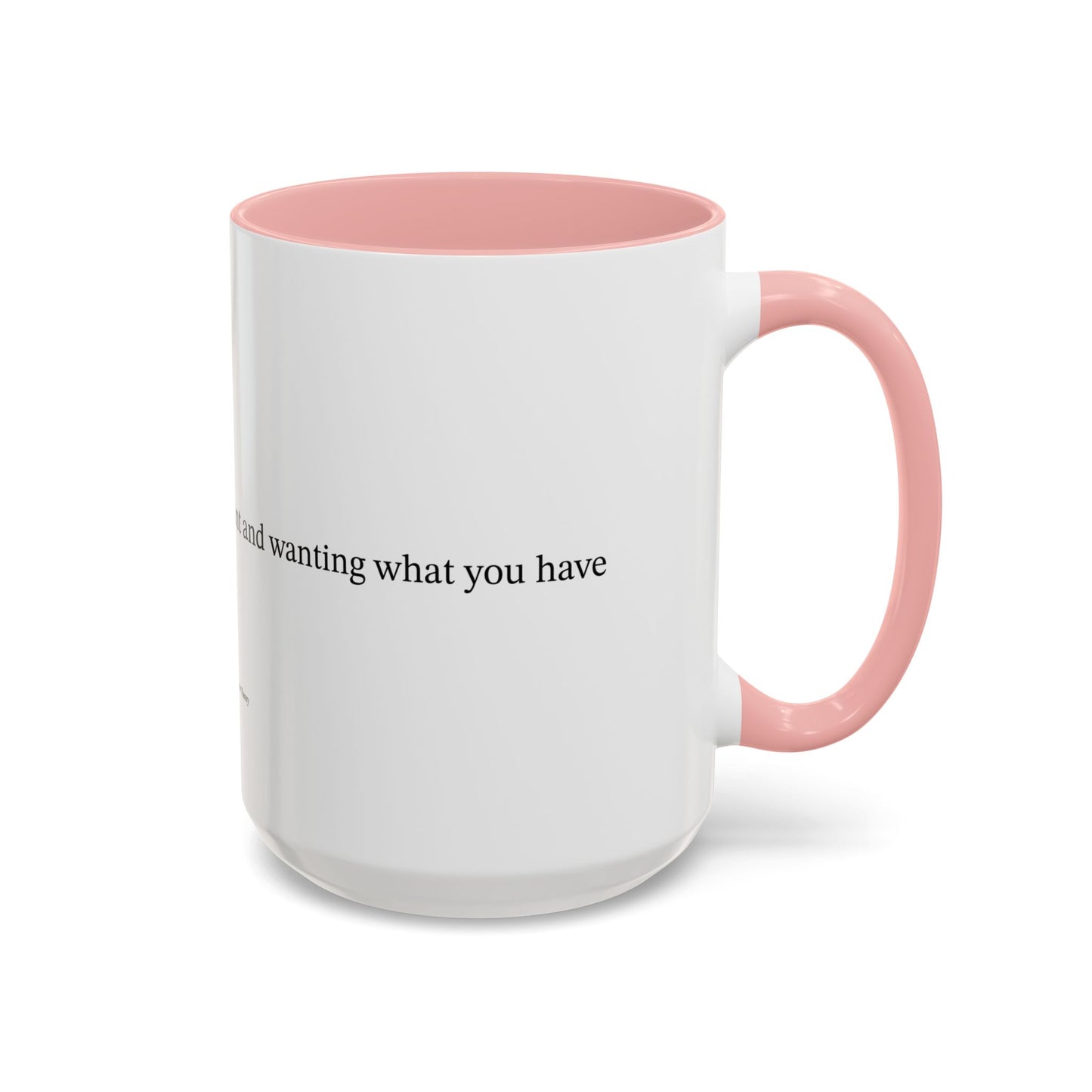 Happiness is... (Accent Coffee Mug)