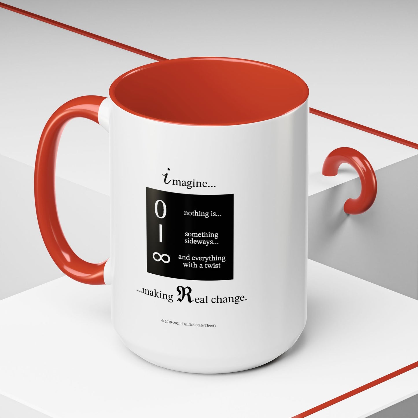 Sideways Twist (Accent Coffee Mug)