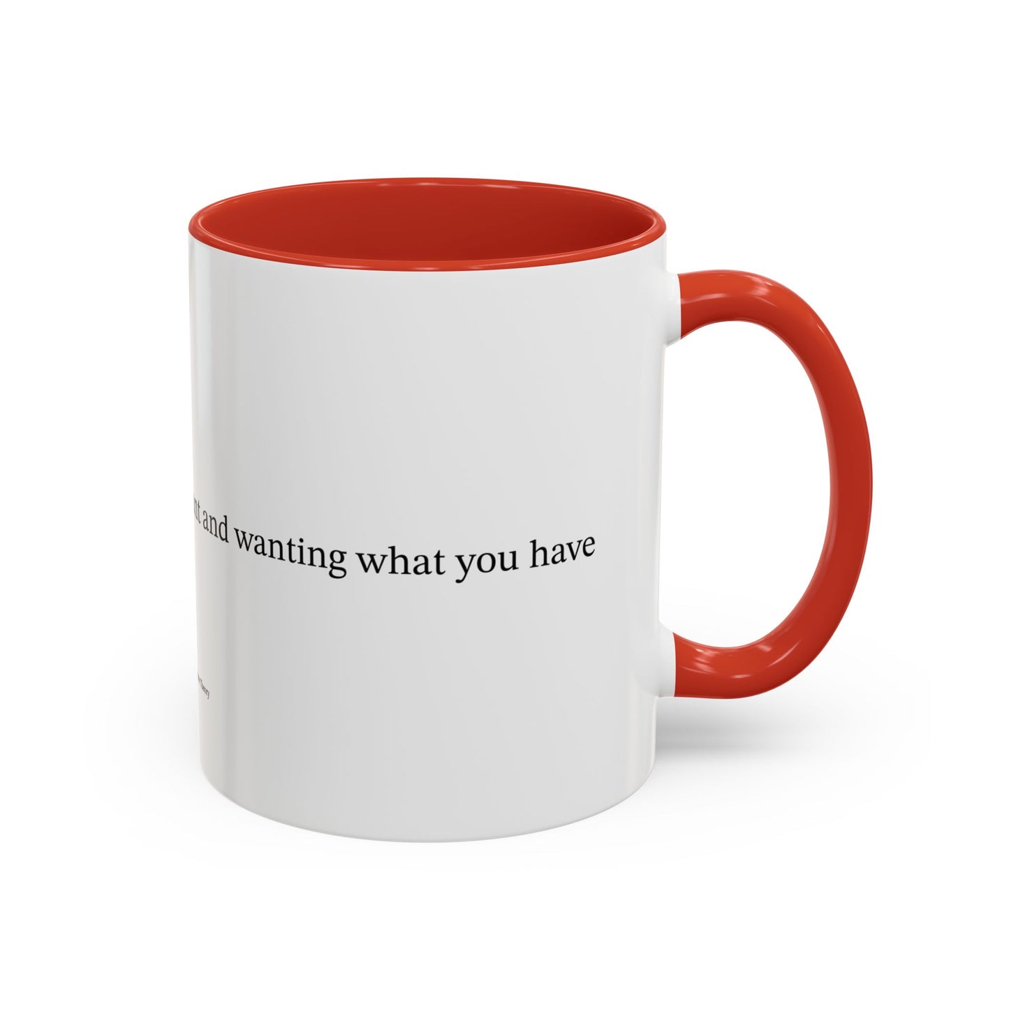Happiness is... (Accent Coffee Mug)