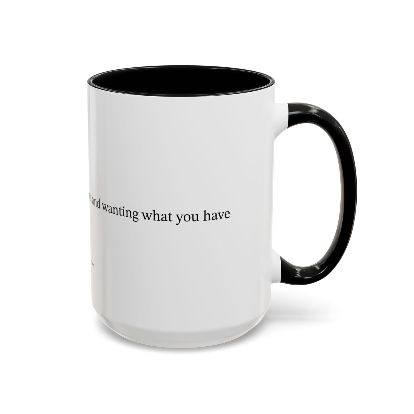 Happiness is... (Accent Coffee Mug)
