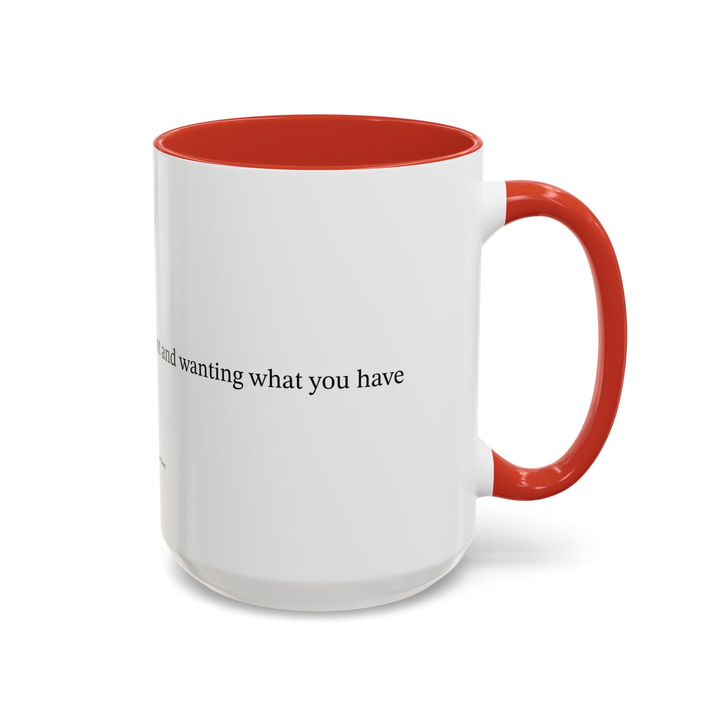 Happiness is... (Accent Coffee Mug)