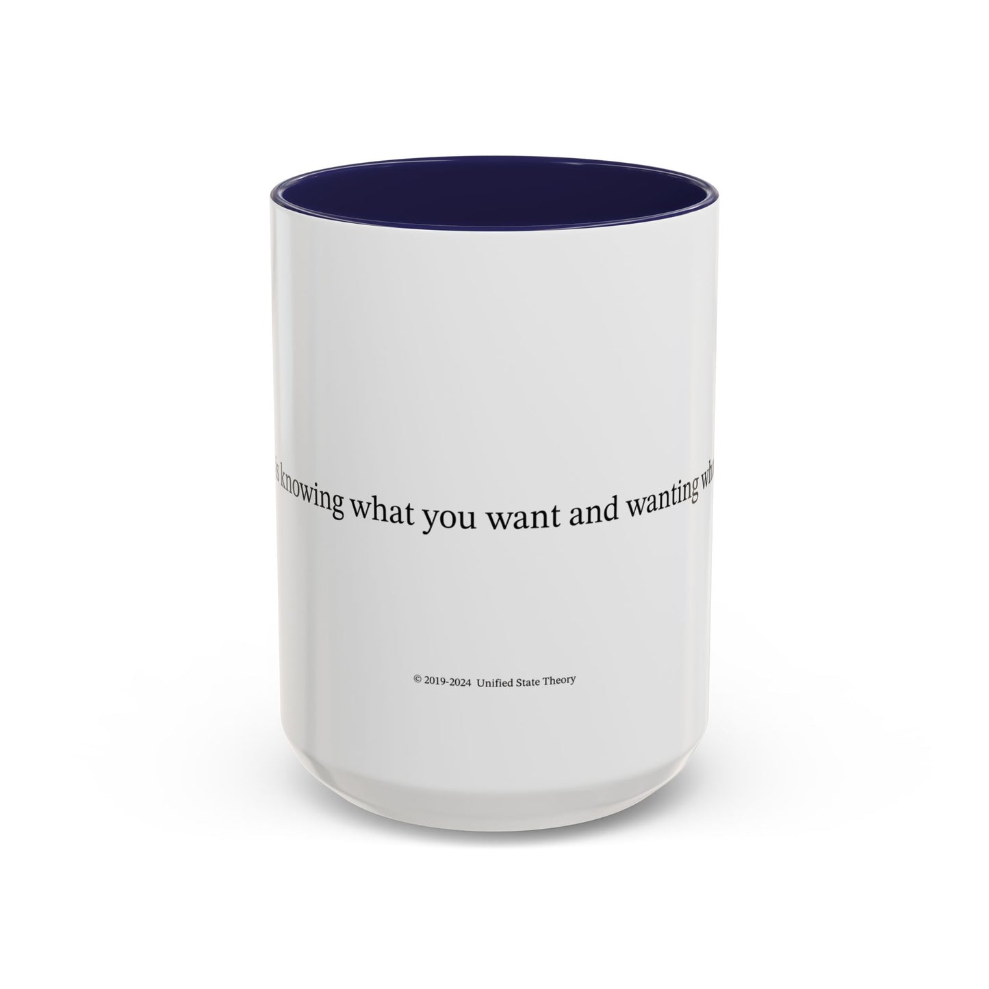 Happiness is... (Accent Coffee Mug)