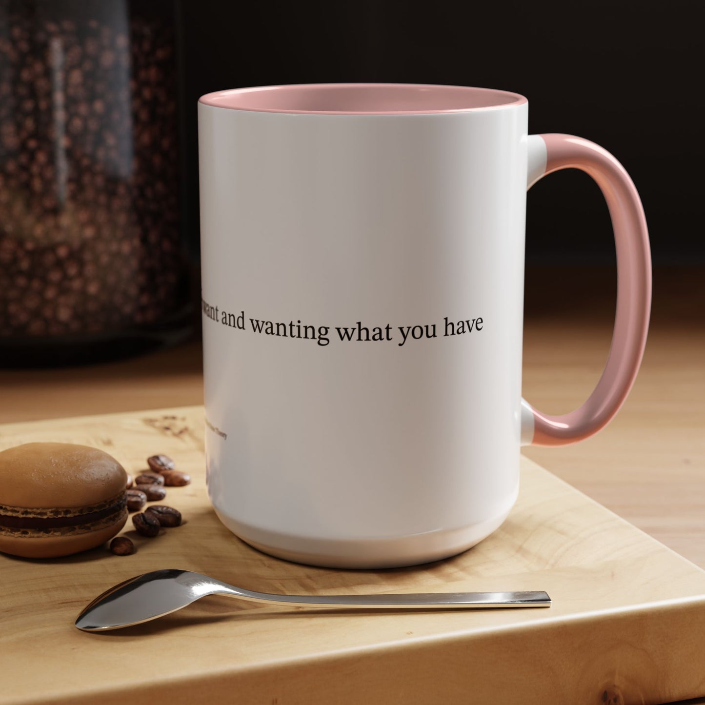 Happiness is... (Accent Coffee Mug)