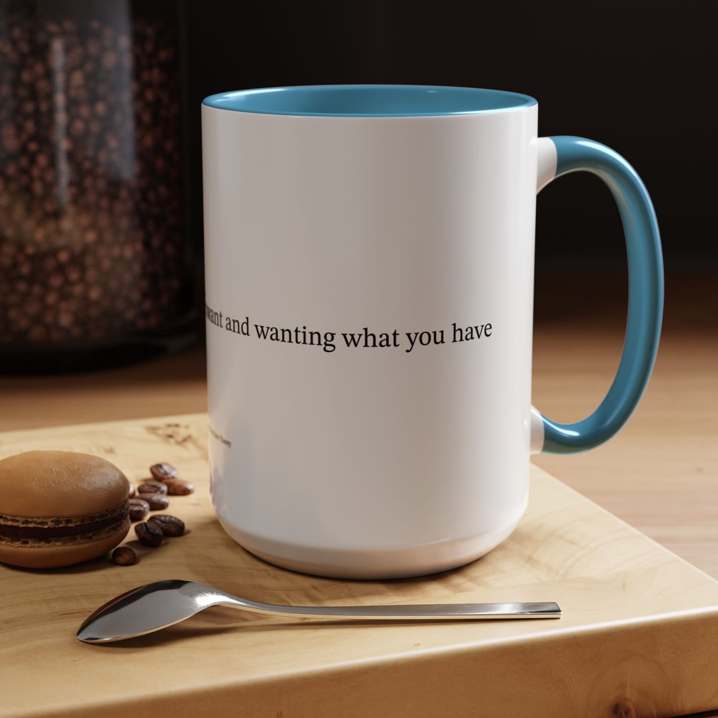Happiness is... (Accent Coffee Mug)