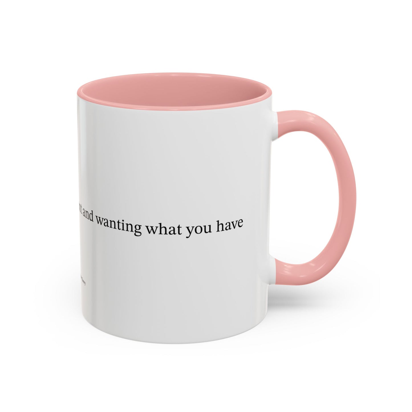 Happiness is... (Accent Coffee Mug)