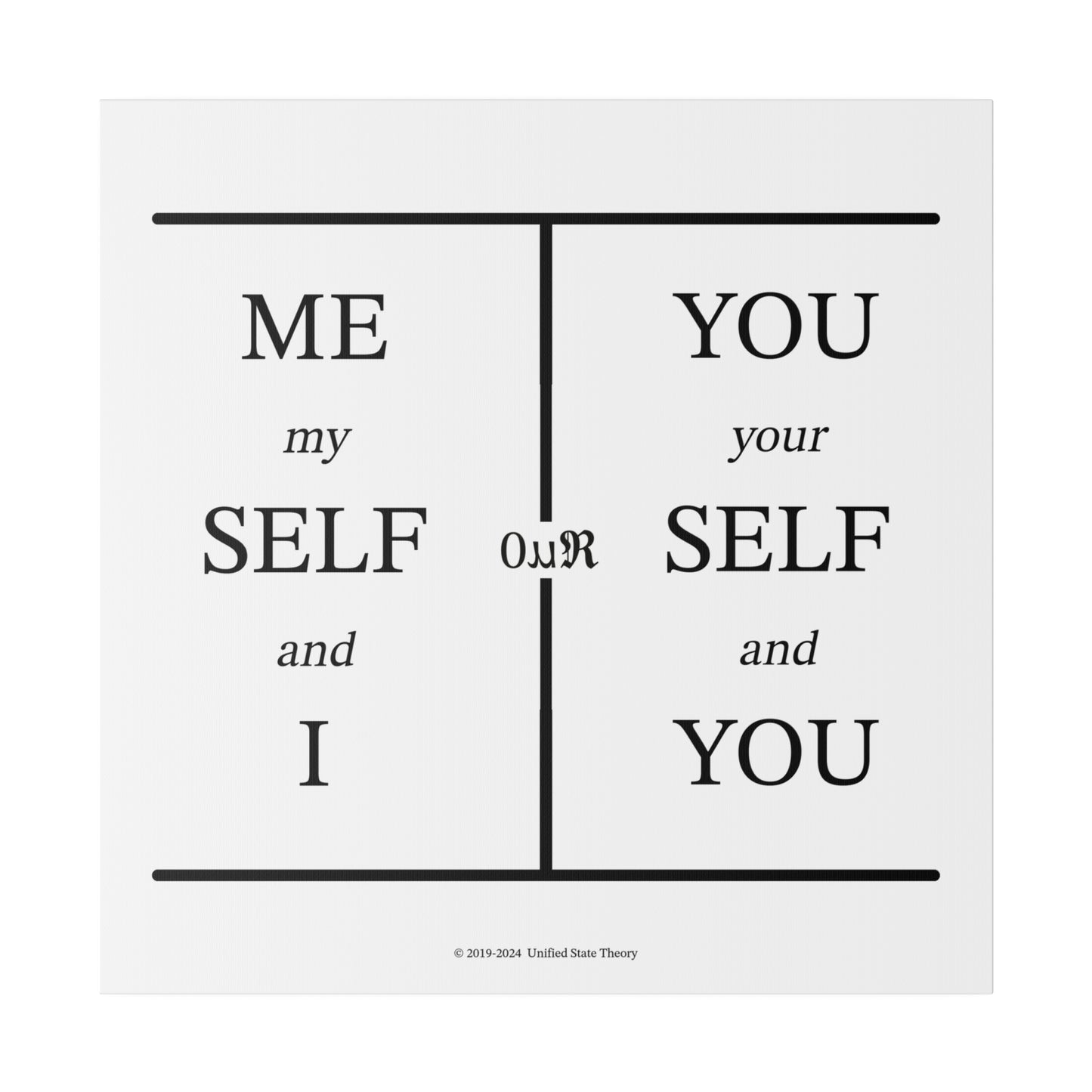 Self-Our-Self (Matte Canvas)