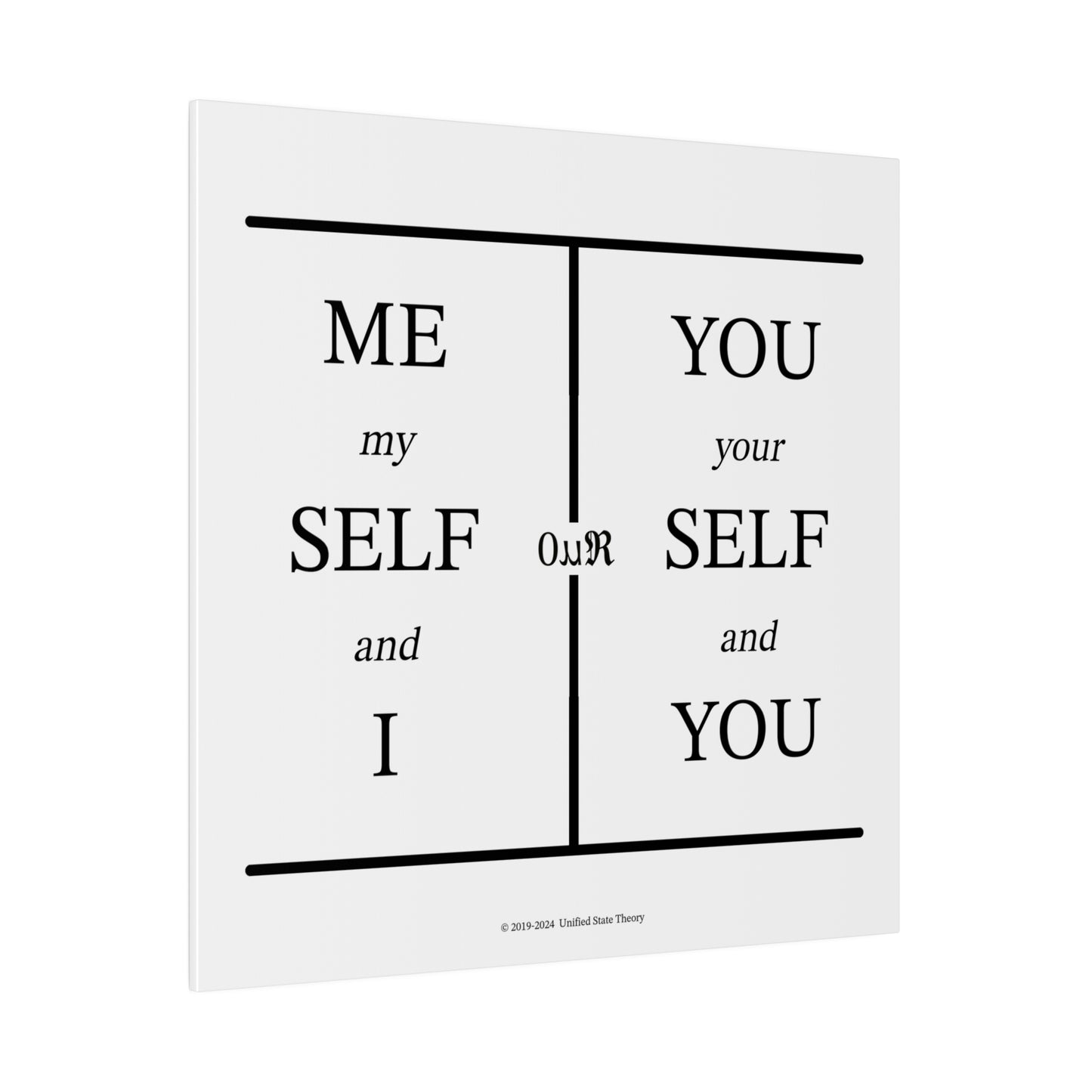 Self-Our-Self (Matte Canvas)