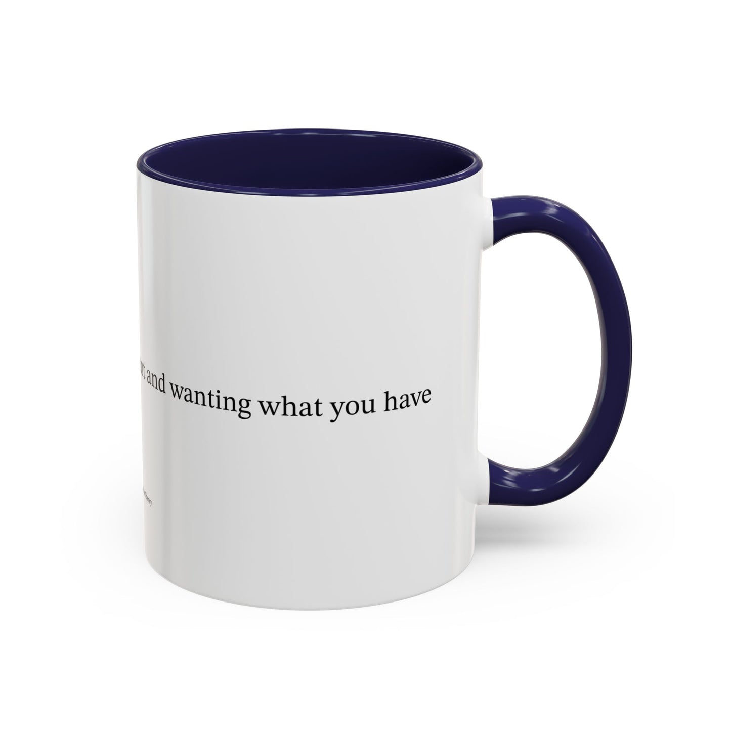 Happiness is... (Accent Coffee Mug)