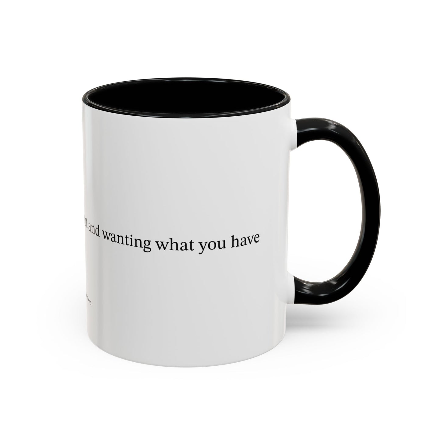 Happiness is... (Accent Coffee Mug)
