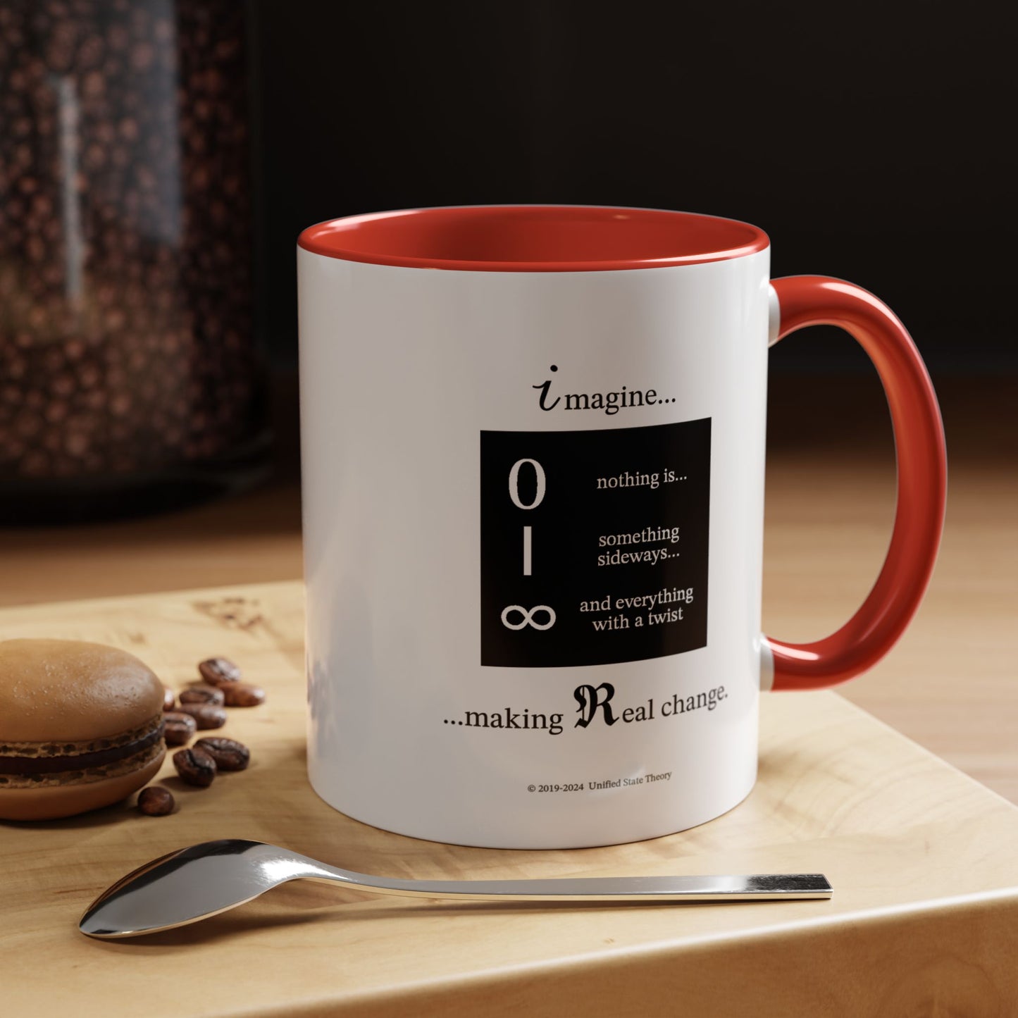 Sideways Twist (Accent Coffee Mug)