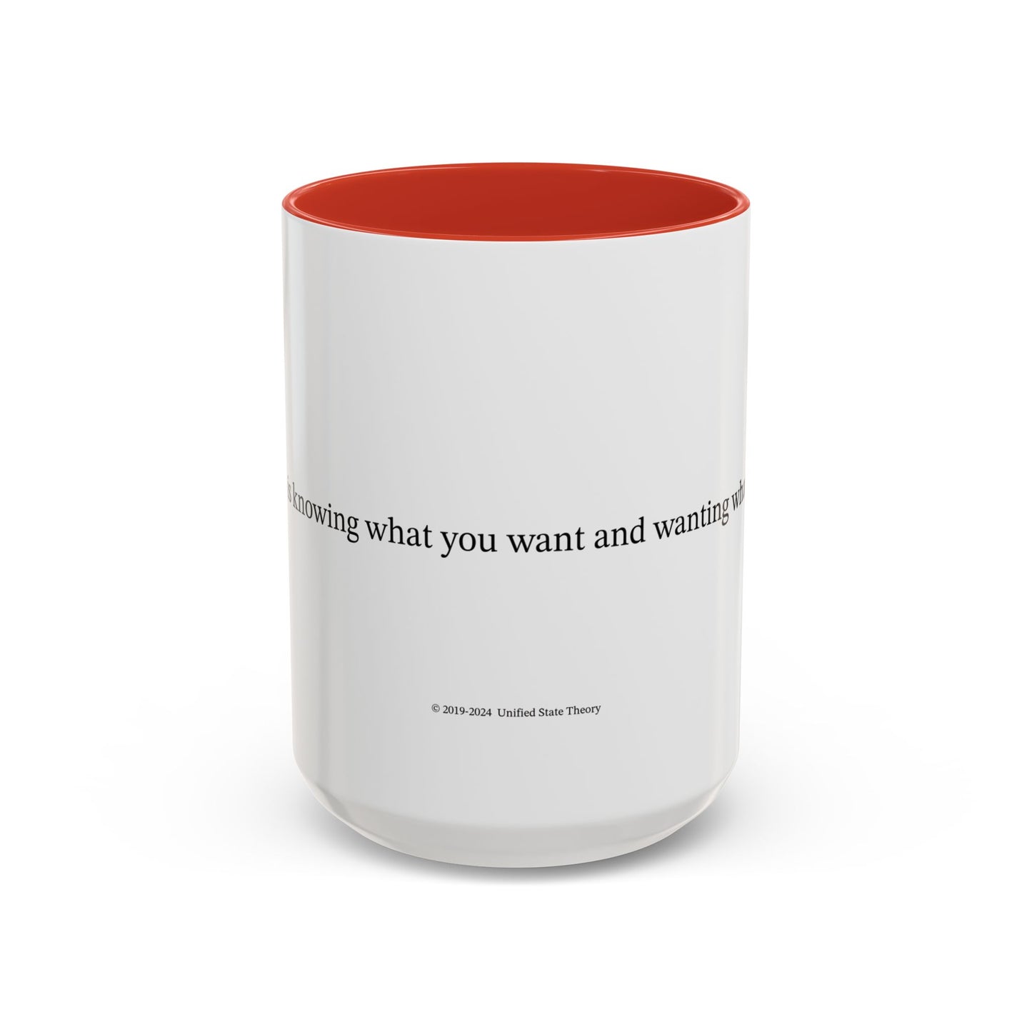 Happiness is... (Accent Coffee Mug)