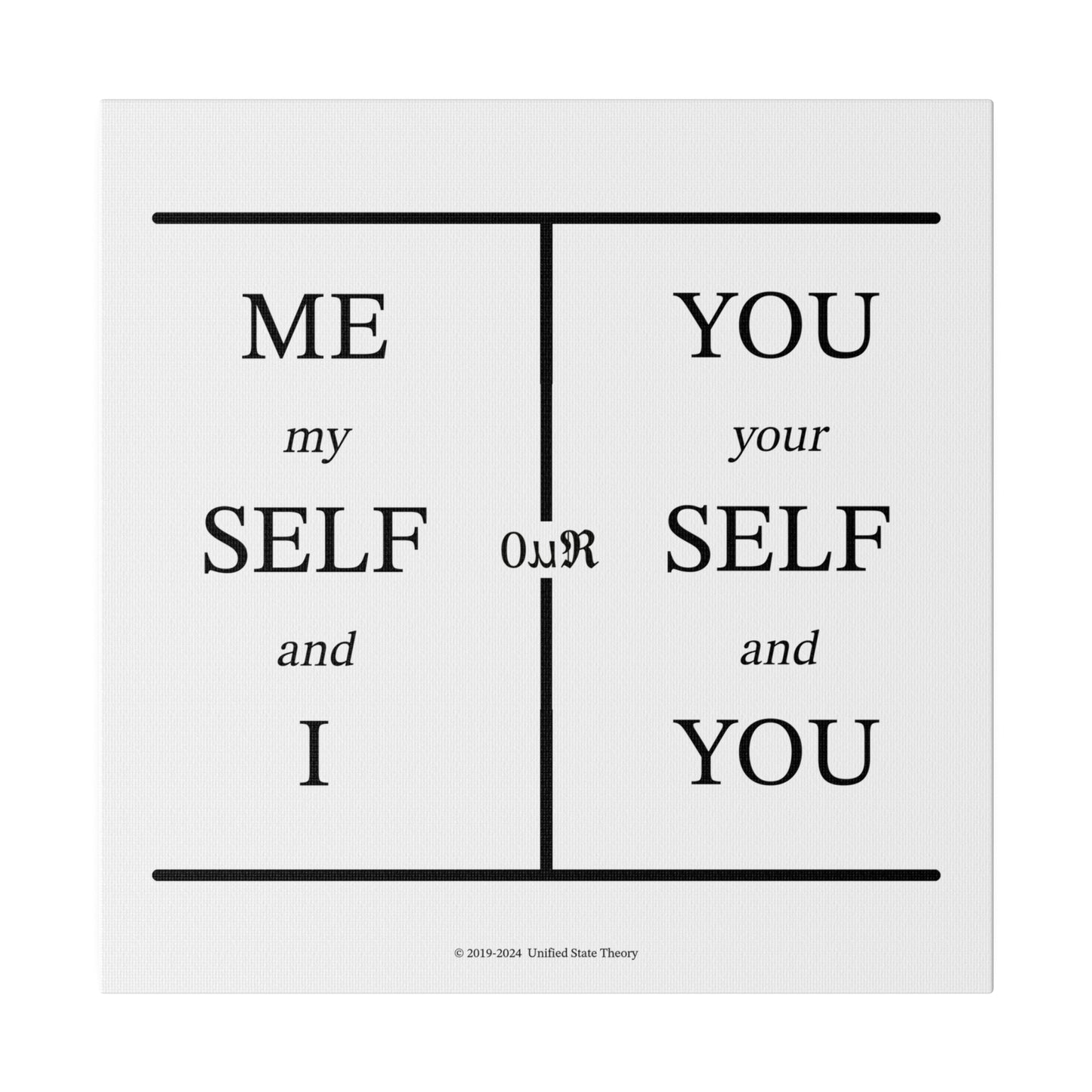 Self-Our-Self (Matte Canvas)