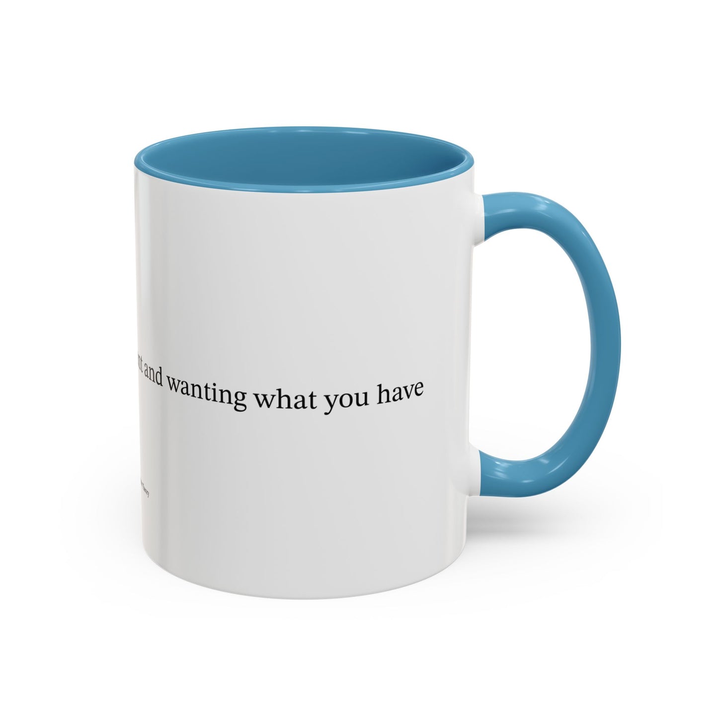 Happiness is... (Accent Coffee Mug)