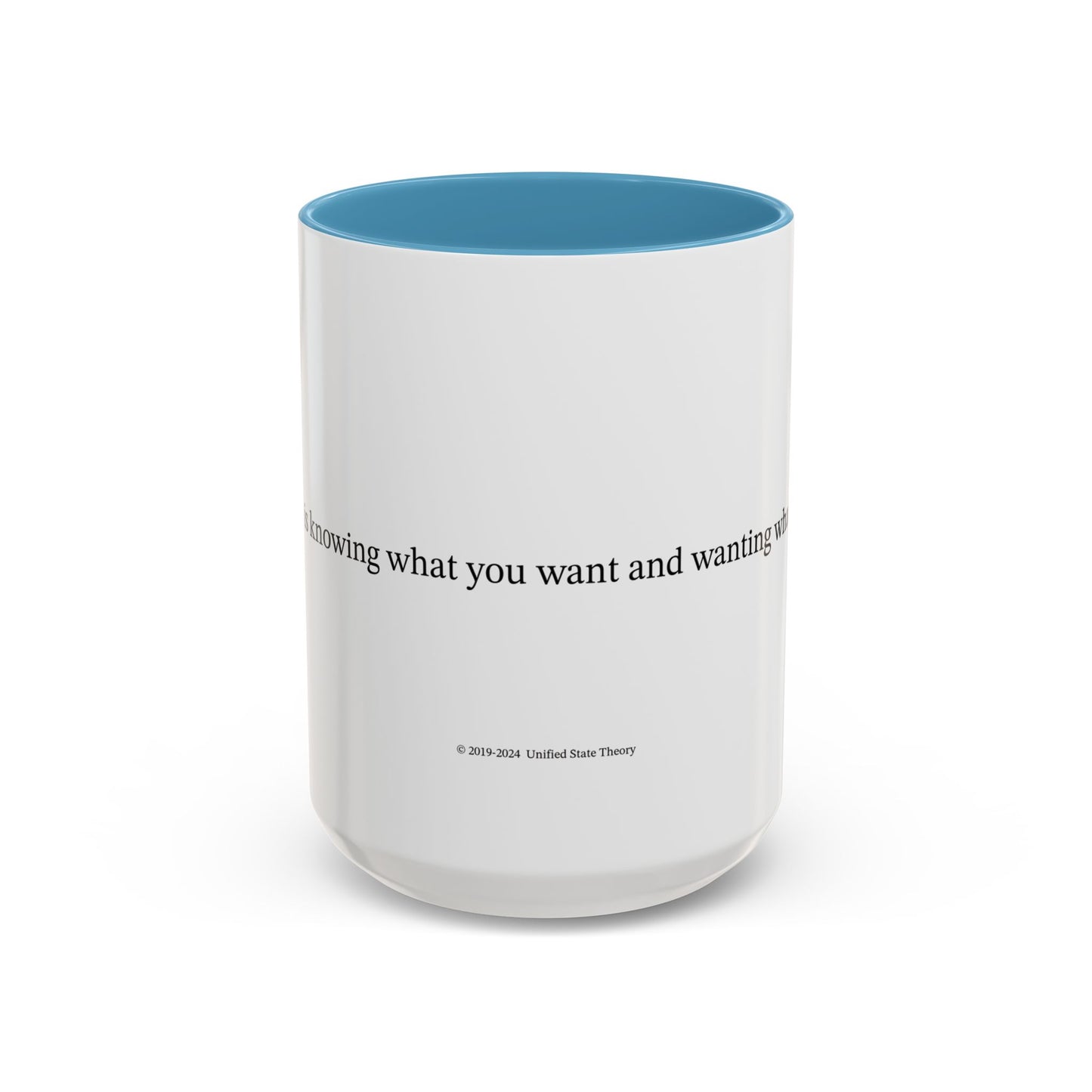 Happiness is... (Accent Coffee Mug)