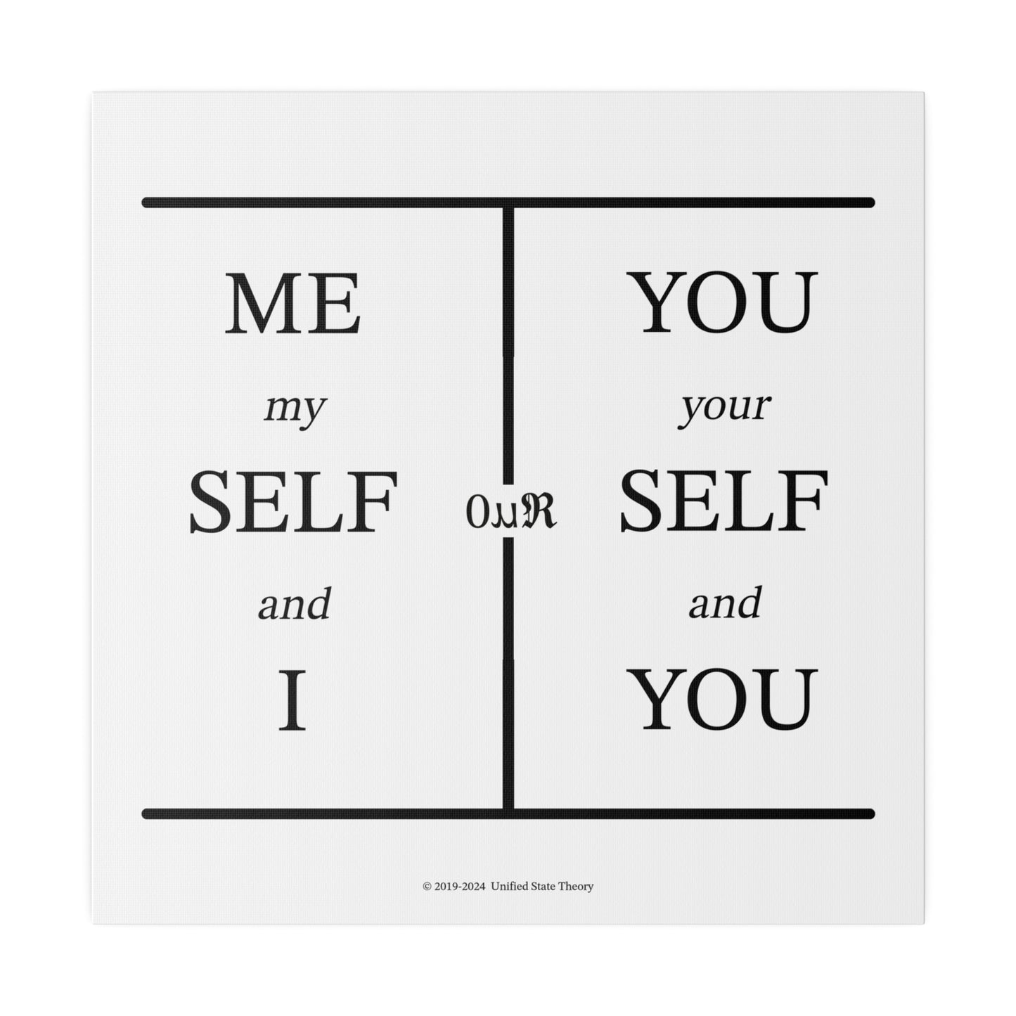Self-Our-Self (Matte Canvas)