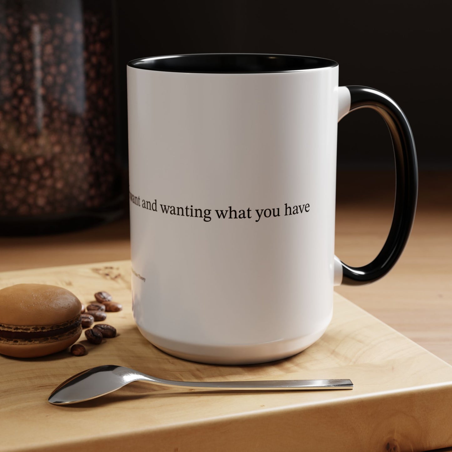 Happiness is... (Accent Coffee Mug)
