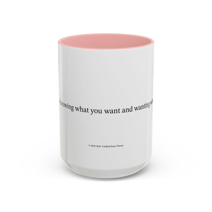 Happiness is... (Accent Coffee Mug)