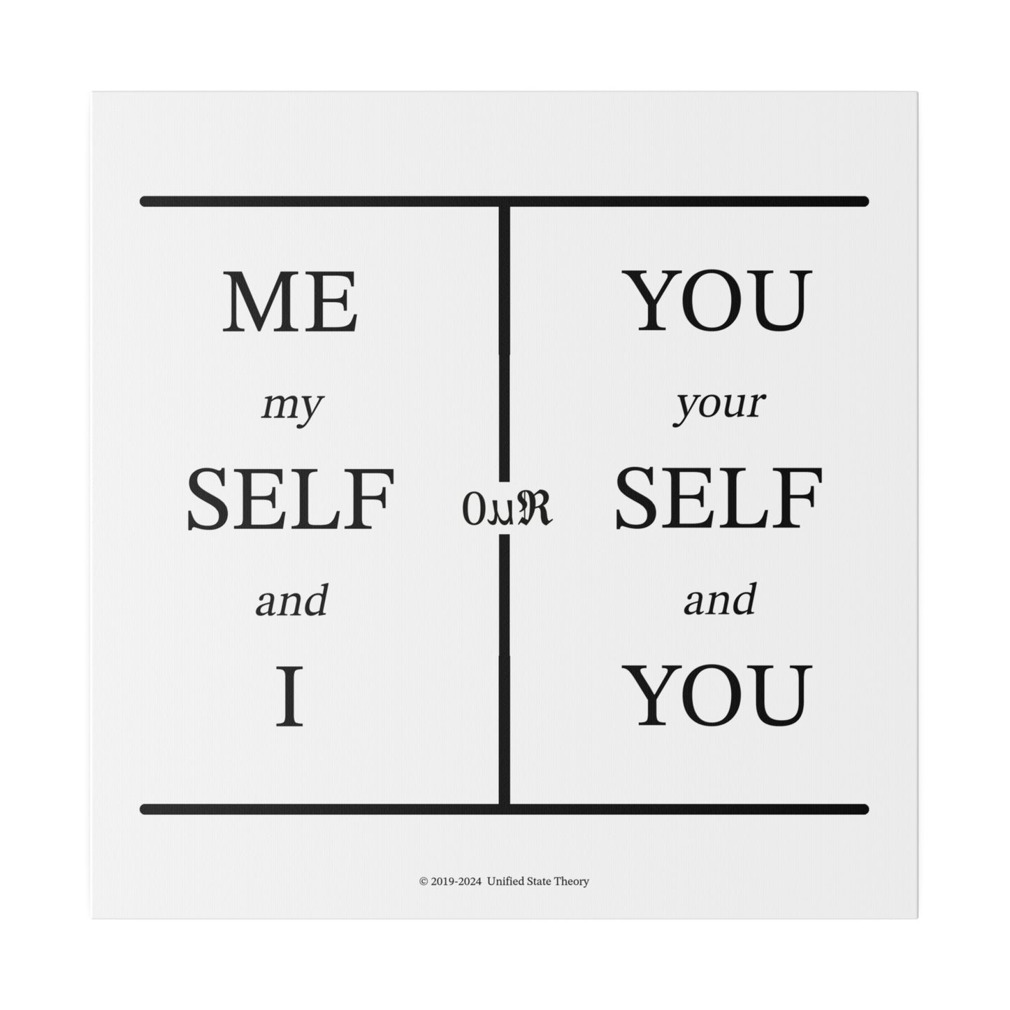 Self-Our-Self (Matte Canvas)
