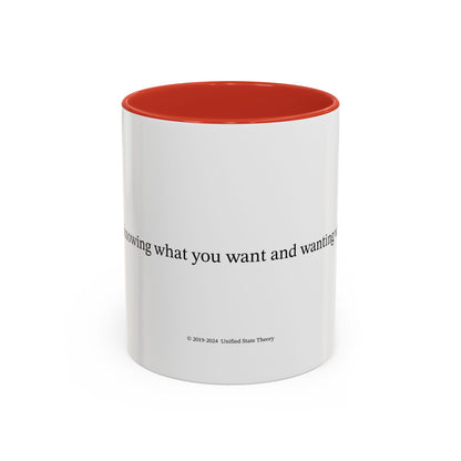 Happiness is... (Accent Coffee Mug)