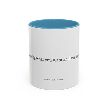 Happiness is... (Accent Coffee Mug)