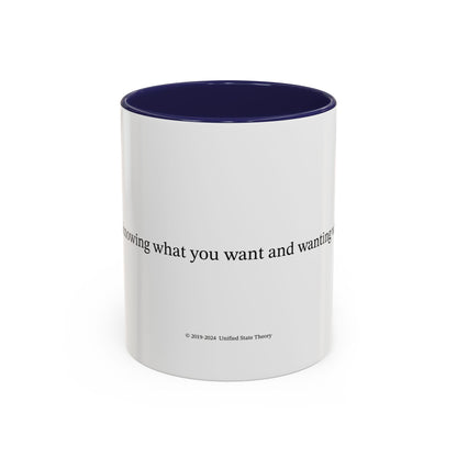 Happiness is... (Accent Coffee Mug)